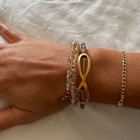 Alex and Ani wrap bracelet, love - Picture 4 of 6